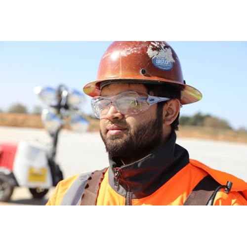 MCR Safety Glasses OG110AF Law Over The Glass Safety Dialectric Glasses, Polycarbonate Clear Lens with UV Protection, Scratch Resistant and Anti-Fog Coating , 1 Pair