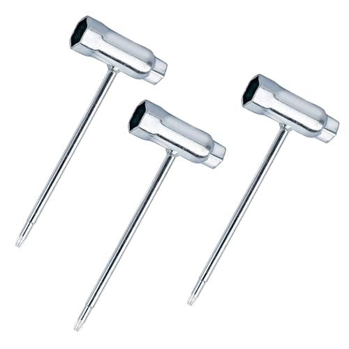 3pack Replacement Combination 13 x 19mm T-Wrench and T27 Torx Screwdriver, Chainsaw Tool Wrench, Chain Saw Scrench