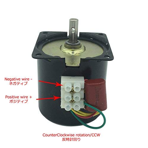 BRINGSMART 60KTYZ 110V 5rpm AC Synchronous Gear Motor Low Noise High Torque