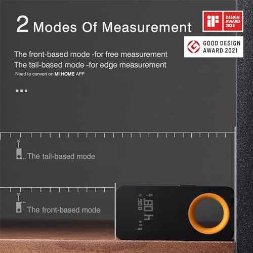 HOTO Laser Measuring Tool, Pocket-Size 98Ft Digital Laser Tape Measure ¡¾2mm Accuracy, USB-C Rechargeable, OLED Display, Ft/M/in Unit Conversion, Real-time Data Sync, Cool Gadgets for Men & Home Use