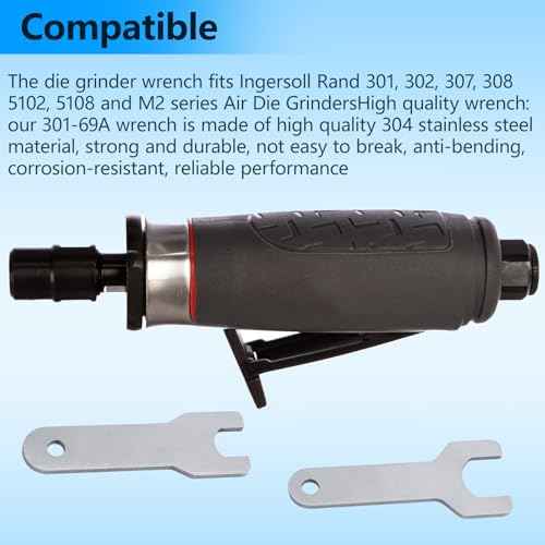 301-69A & 301-69B Pneumatic Die Ginder Wrench Kit,Angle Grinder Wrench Tool Replacement parts,for Ingersoll Rand 301, 302, 307, 308,5102, 5108, and M2 Series Air Die Grinders