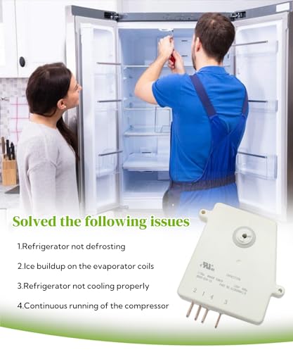 Maigoo 8HOUR 35MIN Refrigerator Defrost Timer 1/3HP 120V For Frigidaire