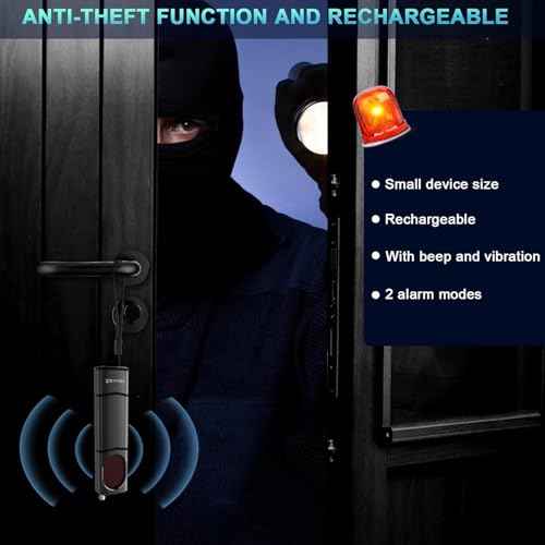 Hidden Camera Detectors, Spy Camera Finder, Portable Hidden Bug and Camera Detector, 5 Levels Sensitivity 6 Modes, Wireless Rechargeable for Home, Car, Hotel, Travel, 1 Pack, Full