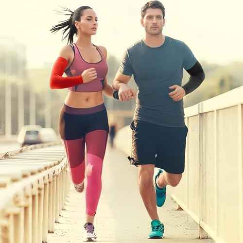 Arm Sleeves for Men and Women & UV Protection Cooling Basketball Arm Sleeves