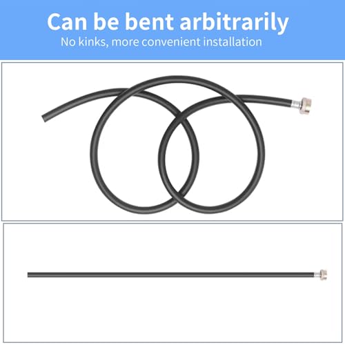 8FT Dehumidifier Drain Hose 3/4 in FHT No-Kink Black - atadbtae