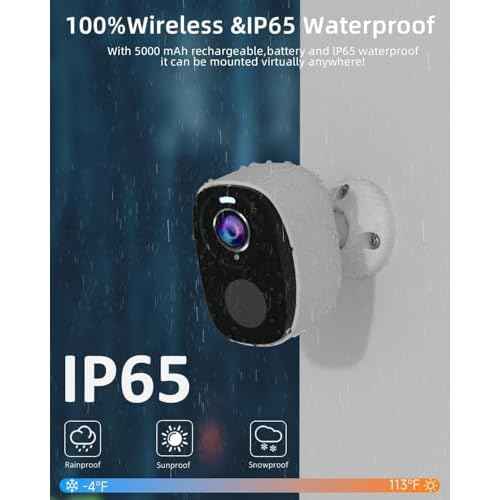 2Pack 5G&2.4G Security Cameras Wireless Outdoor ,2K Camera for Home Security with Motion Detection Spotlight Siren Alarm WiFi Surveillance Indoor Camera, Color Night Vision, 2-Way Talk, IP65, Cloud/SD