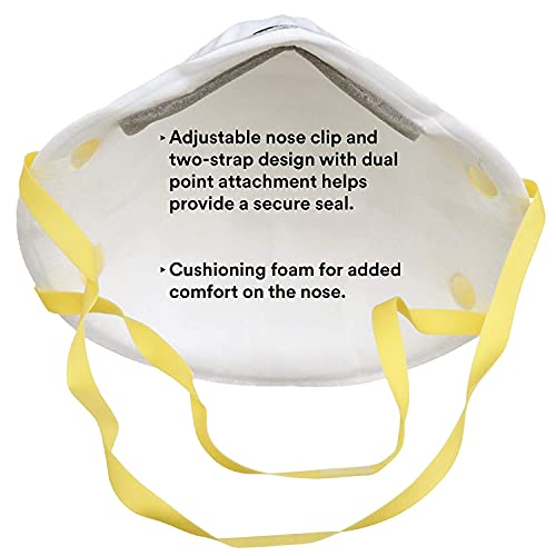 3M N95 Particulate Respirator Mask Pack of 20 - OSHA Approved Dust Protection