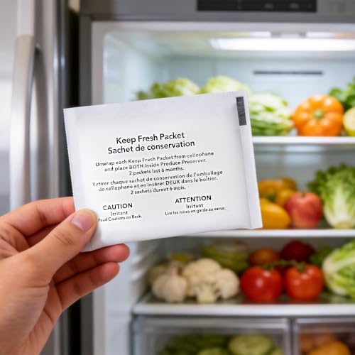 Refrigerator Produce Preserver W10346771A Pack of 6 (Includes 3 Replacement Sets)