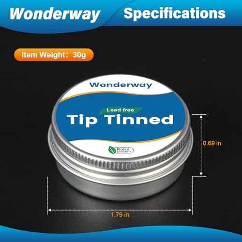 Tip Tinner For Soldering Iron Tip Cleaning, Supplied By Wonderway