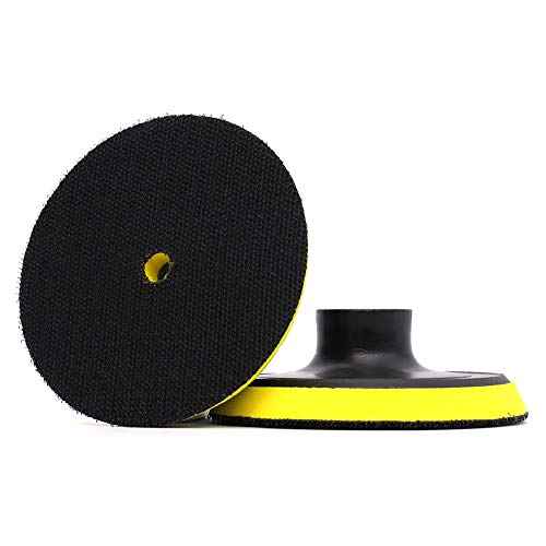 2-Pack Backer Pads 4-Inch Hook and Loop Backing Pads for Polishing Sanding