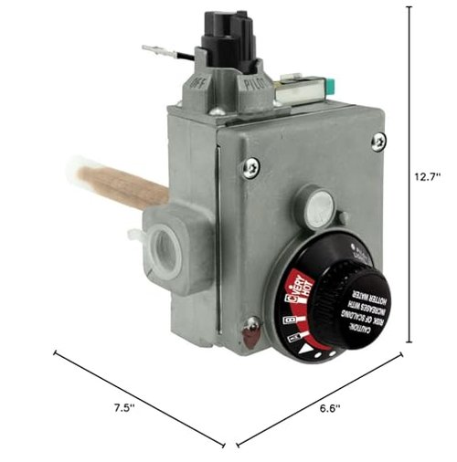 Rheem AP14270G Gas Control Thermostat, Natural Gas , Gray , 12.7X7.5X6.6 inches