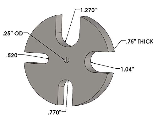 SWAG One Ton Arbor Press Plate (Press Not Included)