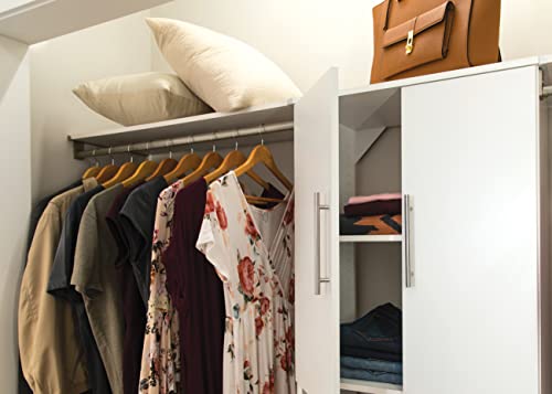 ClosetMaid SuiteSymphony 48-Inch White Wood Closet Shelf - Add-On Storage