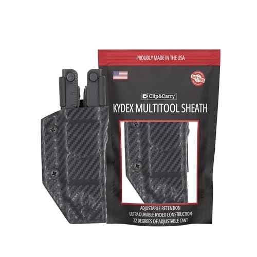 Clip & Carry Kydex Multitool Sheath for Gerber MP600 ~Fits bluntnose & needlenose Models~ Made in USA (Multi-Tool not Included) Multi Tool Holder Holster