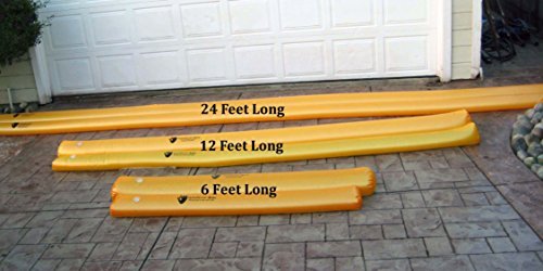 Watershed Innovations Best Sandbag Alternative - HydraBarrier Standard 6 Foot Length 4 Inch Height - Water Diversion Tube - Light, Re-usable, & Eco-Friendly Flood Barrier (Single Unit)