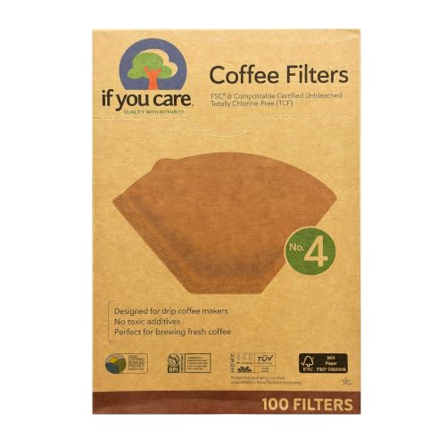 No. 4 Unbleached Coffee Filters – FSC Certified, Compostable