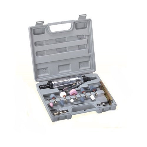 15 PC Air Die Grinder KIT 1/4" 1/8" Rotary Air Compressor Tool Kit Set