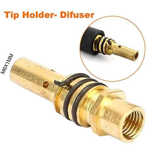 FORTON Mig Welder Tips 30-Pack Welding Tips .030" Contact Tip for Mig Welding Gun, Copper (0.035" Accessory Kit)