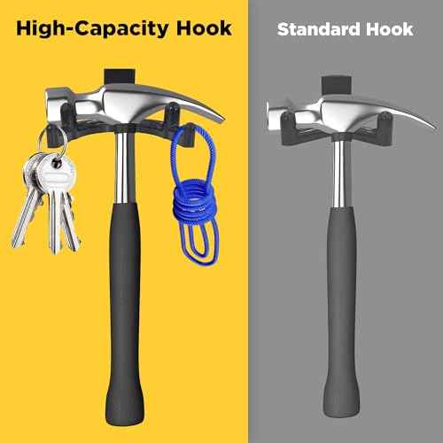 Tool Hook for Lifetime Shed Accessories: 12 Pcs ABS Storage Shed Hooks for Electric Hand Gardening Tools - Does Not Work on Horizontal Siding Sheds - Black