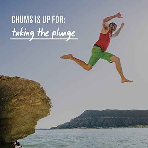 Chums Switchback Safety Eyewear Retainer - Lightweight & UV Resistant Silicone Sunglasses Strap for Men & Women - Red Coral