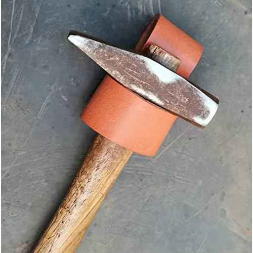 Hammer Holster, Hammer Holder for Tool Belt, Hatchet Holster with Belt Loop, Axe Hammer Loop for Belt, Multi Tool Hammer Holder, Small Hammer Hatchet Carrier Holster (Brown)