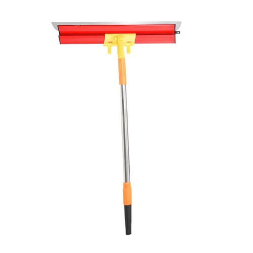 Drywall Skimming Blade Set - |10" 16" 24" 32" Multi-Size Smoothing Spatula Set | Stainless Steel Drywall Taping Knife | Wall Finishing Tool Kit With Extension Handle & Replacement Blades（Red)