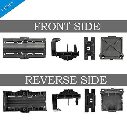 Upgraded 20-Piece Dishwasher Upper Rack Adjuster Kit - W10712395 Compatible with Whirlpool/Kenmore/Kitchenaid
