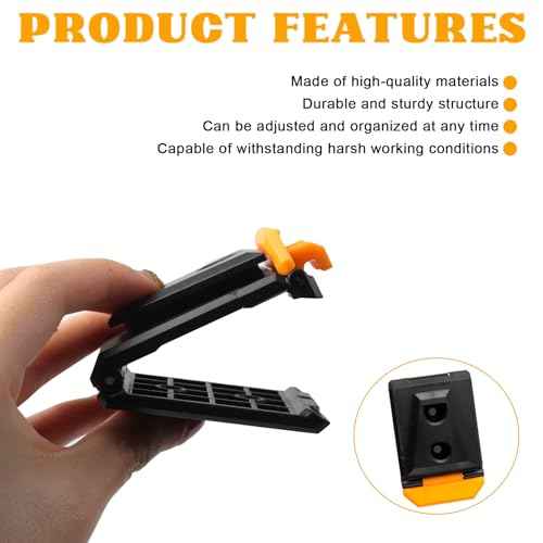 2 Pcs Tool Belt Clip Fits for TOU-CT Models ClipTech Pouches Tough Built Clip Tech Toughbuilt Tool Belt Clip Replacement for TOU-CT Models TOU-CT-150 TB-CT-150SP ClipTech Hubs Power Tool Accessories