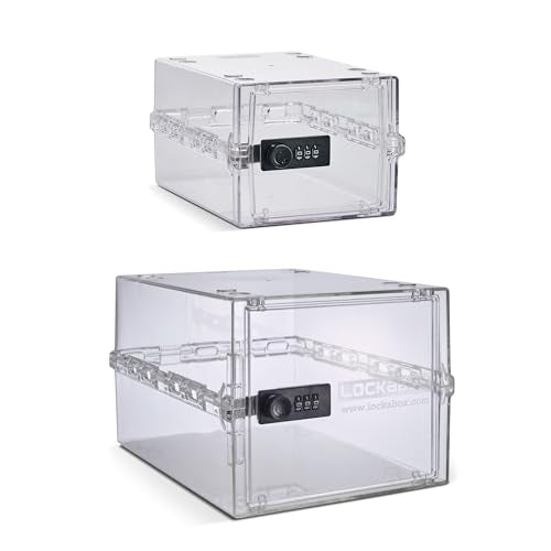 Lockabox One & Mini Food & Medicine Lock Box with Combination Lock