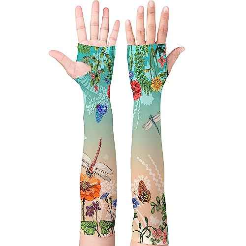 Gardening Sleeves for Women Farm Sun Protection Thorn Proof Cooling Arm Sleeves to Cover Arms for Garden Sports