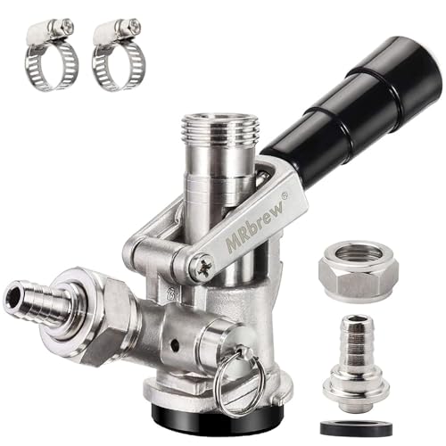 MRbrew All 304 Stainless Steel Keg Coupler Sankey D-System - Full 304 Stainless Steel