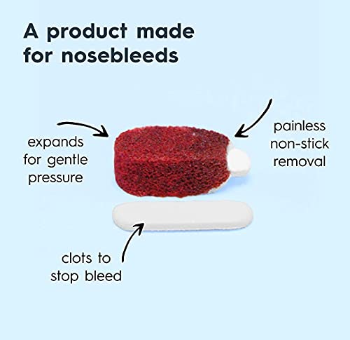 Nampons Nose Bleed Stoppers with Clotting Agent - Fast, Painless Emergency Care (6 Pack)