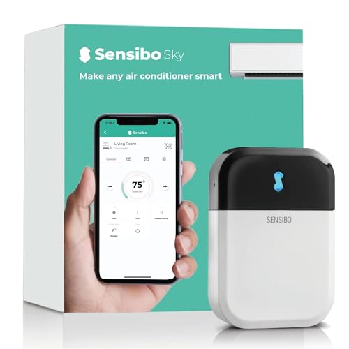 Sensibo Sky White Smart WiFi Air Conditioner Controller - Energy Saving, Easy DIY Installation, Voice Compatible