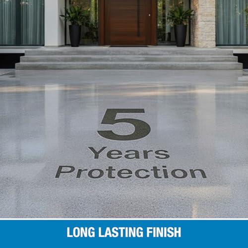 Rain Guard 1 Gallon Concrete Sealer - Natural Finish, Deep Penetrating Waterproofing