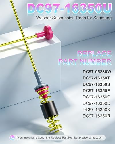 Samsung Washer Suspension Rods DC97-16350U/ T - 4 PCS for WA50R5200/WA50R5400 etc