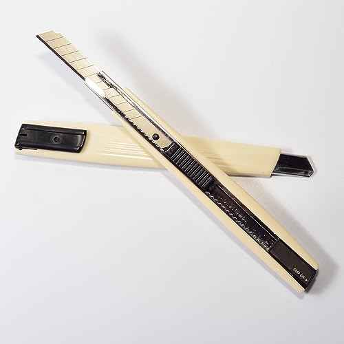 2pcs Utility Knife 9mm 60 Degree Foil Blade Cutter Snap Off Retractable Wrap Gift Box Paper Wallpaper Craft Abs Anti-slip Handle Auto Lock Cutter