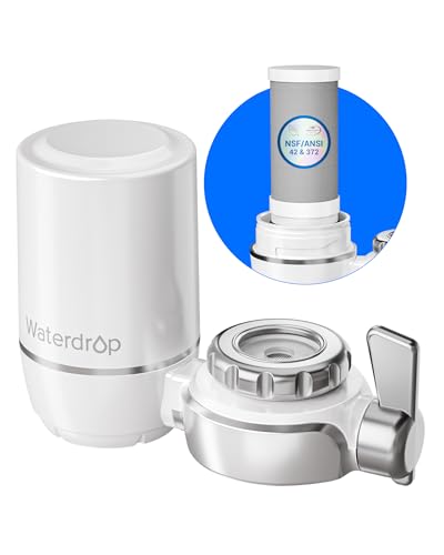 Waterdrop FC-01 Faucet Water Filter - White / Basic-1 Filter, 320 Gallons