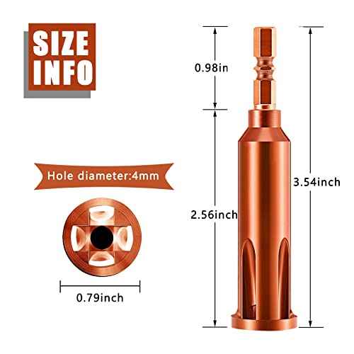 Universal Wire Twisting Tool Cable Wire Stripper and Twister Wire Stripping Tool for Electrician by Drill Driver or Manually (Brown)