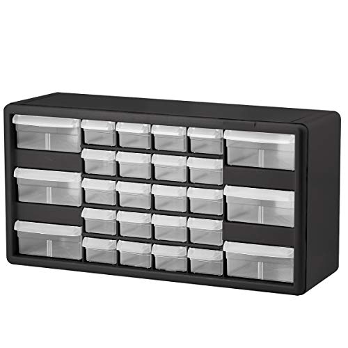 Akro-Mils 44 & 26 Drawer Cabinets Set – 70-Drawer Hardware & Craft Organizer (10144/10126) with 20 small & 8 large dividers