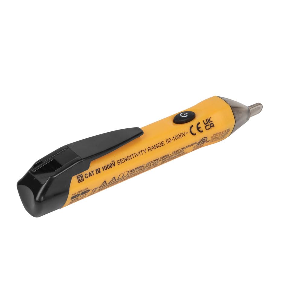 Klein Tools NCVT1PKIT Electrical Tester Kit with Non-Contact Low Voltage Test Pen, 50 to 1000V AC and GFCI Receptacle Tester, 2-Piece