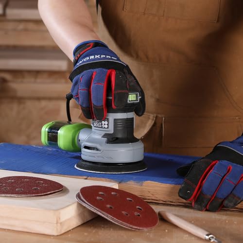 WORKPRO 150 Pack 5-Inch Multi-Grit Sanding Discs with 8-Hole Hook and Loop - Orbital Sander Compatible Grits 60-600