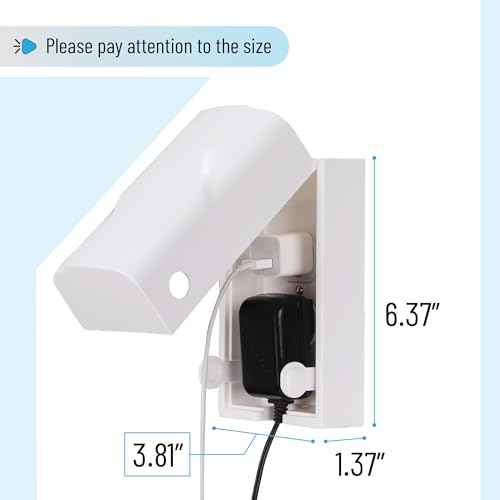 Bates - Baby Safety Outlet Cover Box, Outlet Covers Baby Proofing, Plug Covers for Electrical Outlets, Socket Covers for Outlets, Child Proof Outlet Cover, Outlet Box Cover