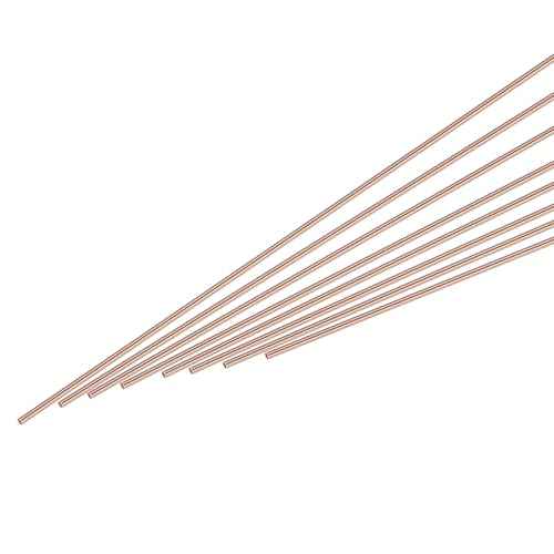 MECCANIXITY 21Pcs Copper Brazing Rods, Phosphor Copper Solder, Low Temperature Welding Stick 3/64"x10" for Copper Repair, Hvac Refrigerator