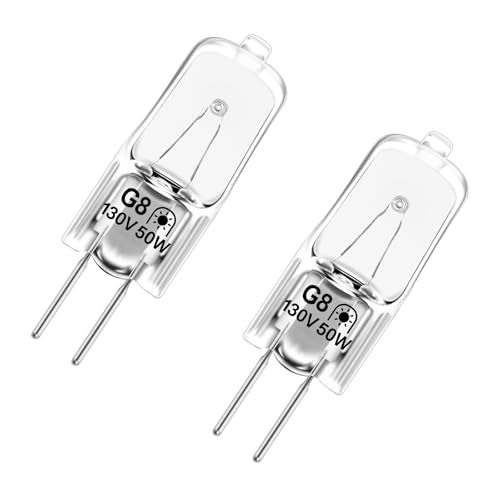 Podoy 130V 50W G8 Microwave Bulbs WB08X10057 WB08X10051 2 Pack