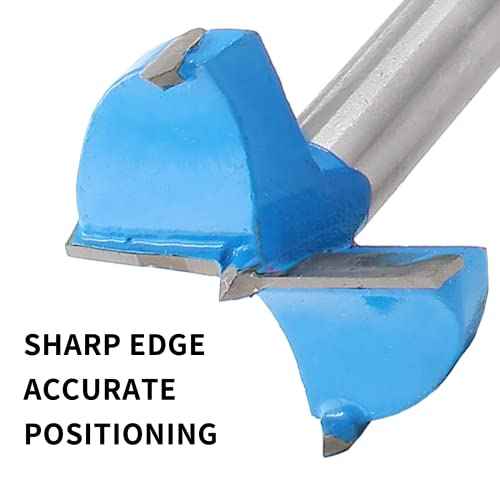 1-1/16 Inch / 27mm Forstner Drill Bit, 1.0625 Inch Boring Bit Cutter Tungsten Carbide Wood Hole Saw Auger Opener, Woodworking Hole Opener Hinge Hole Cutter for Wood, Plastic, Plywood