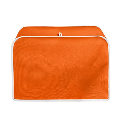 Orange Toaster Dust Cover, 4-Slice, Washable Polyester - JOAIFO M