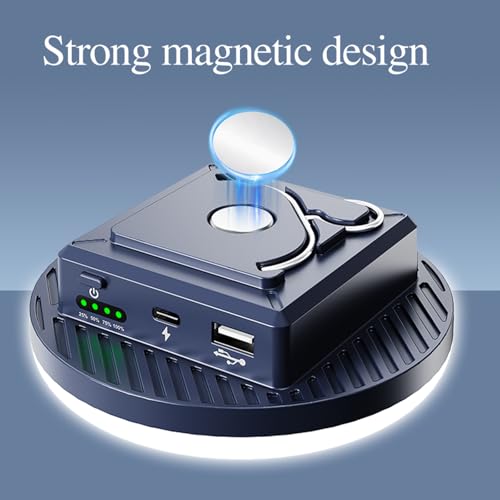 7200mAh 4500 Lumens Portable Camping Lantern with Magnetic Hanging & SOS Mode