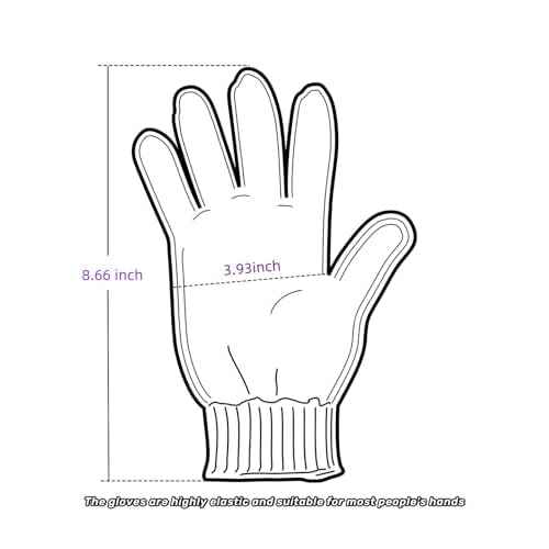 10 Pairs Cotton work gloves - White Safety Work Gloves for repair, construction, Industrial, Warehouse, Gardening, BBQ, and other uses, for men and women, L size