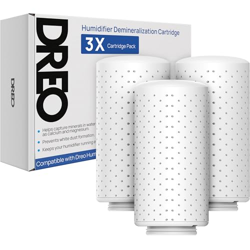 DREO Demineralization Cartridge 3-Pack for HM512S HM713 HM713S HM717S Humidifiers