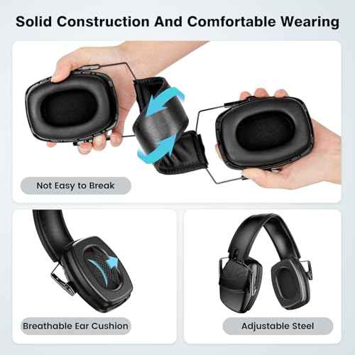 Link Dream Ear Protection Ear Muffs Noise Reduction SNR 35dB Hearing Protection Kids Adult Shooting Gun Range Mowing